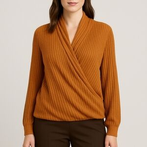 Maeve By Anthropologie Surplice Sweater Size Small